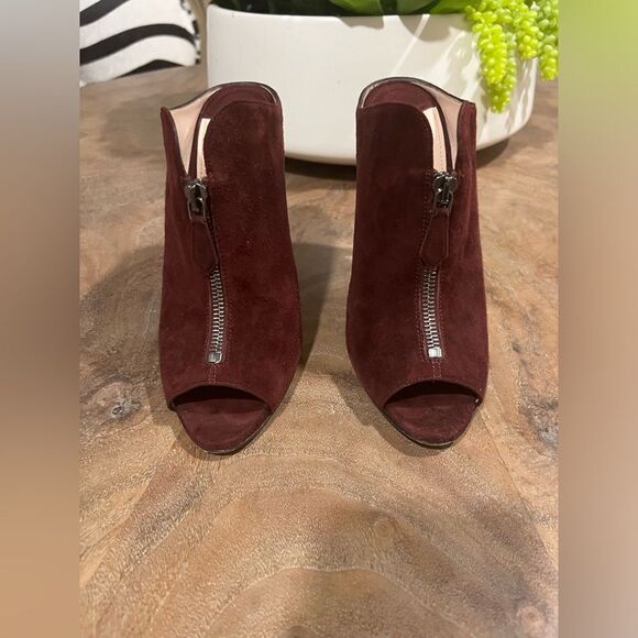 Miu Miu suede mule shoes size 38 (7.5 US) - Picture 3 of 12